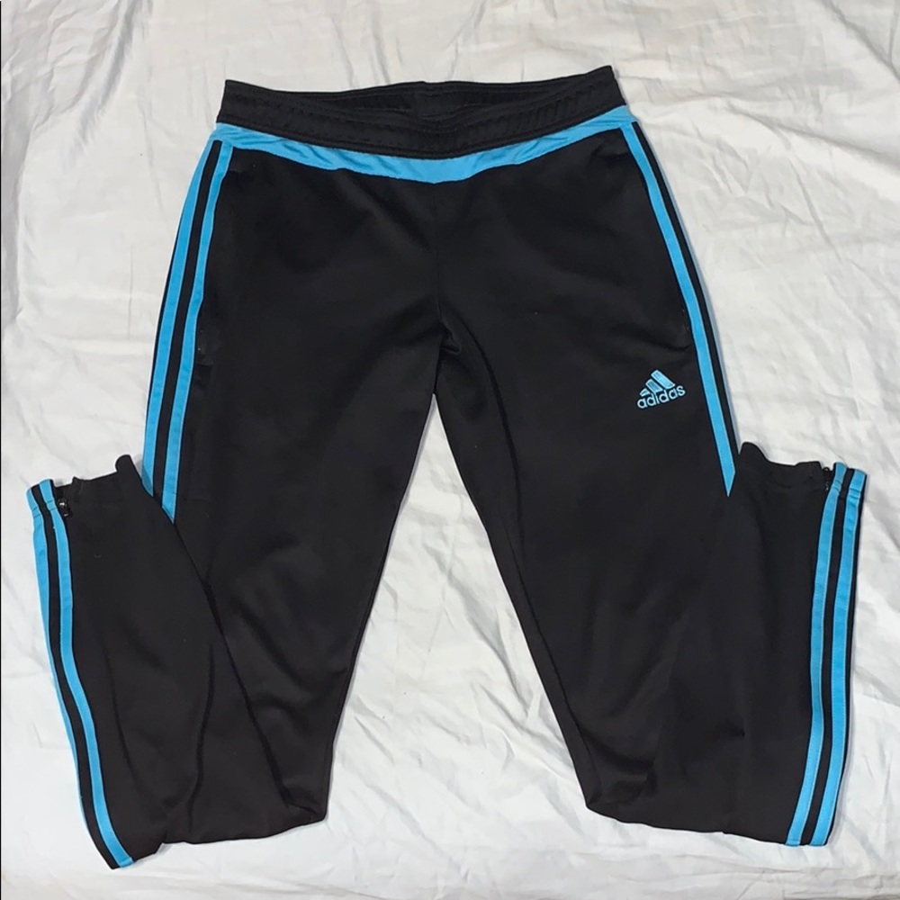 Adidas Women’s Blue Striped Clima Cool Track Pants